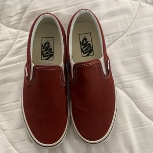 Vans slip ons